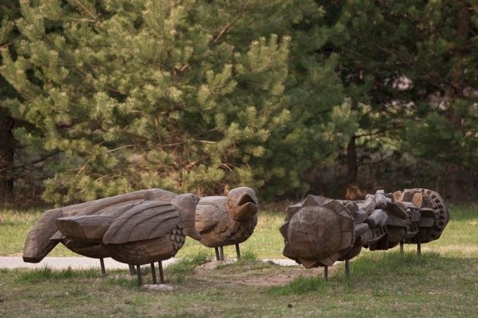 wood - craft.eu nuotr. /Liongino Šepkos parkas Rokiškyje